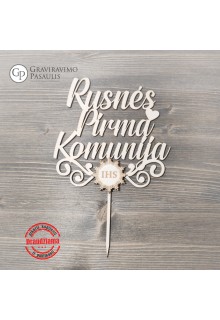 Vardinis torto smeigtukas "Pirmai komunijai" 